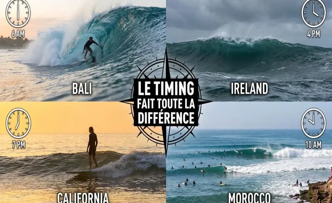 Quatre destinations de surf où le timing fait toute la différence
