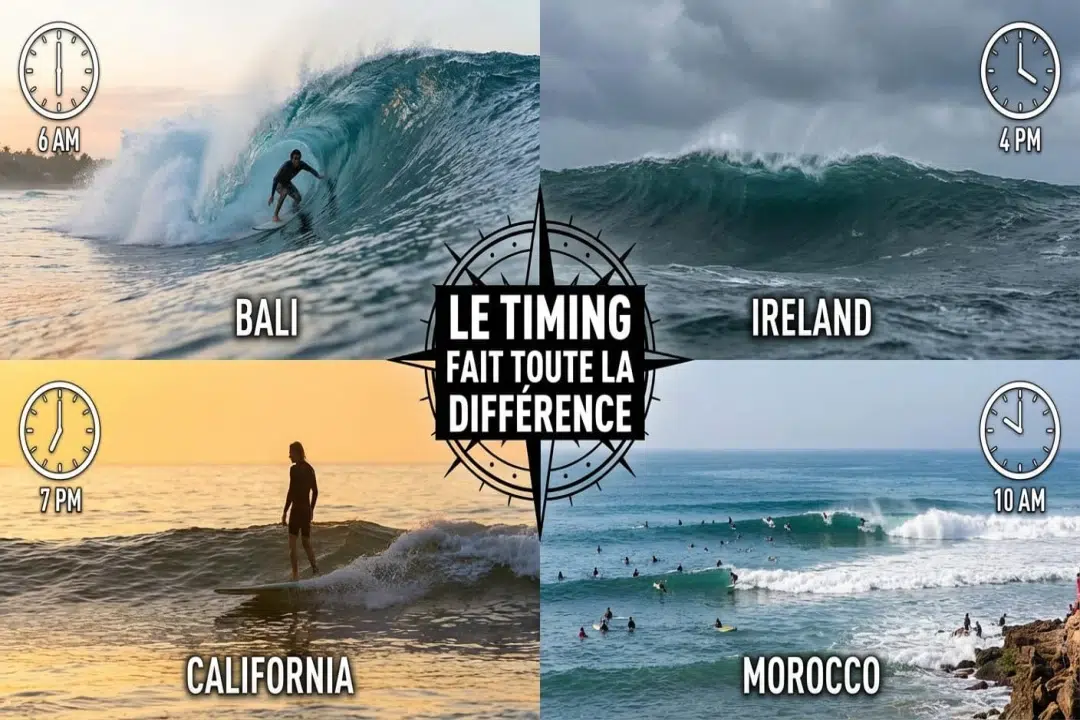 Quatre destinations de surf où le timing fait toute la différence
