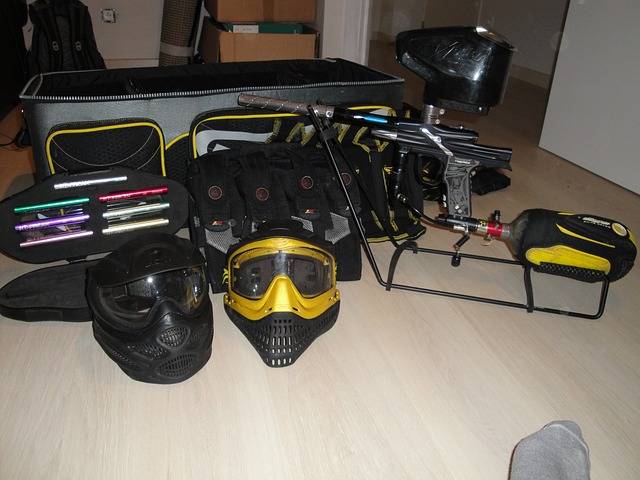 Paintball équipement activité sport loisir