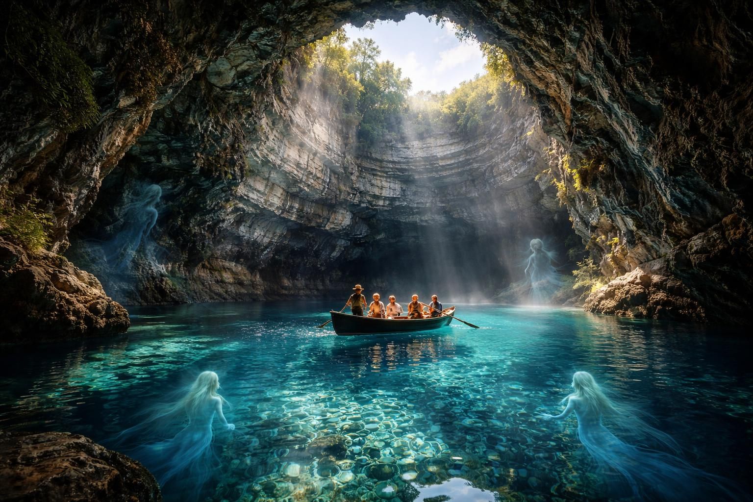 explorez les mystères et les légendes fascinantes de la grotte de melissani, un lieu enchanteur empreint d'histoires anciennes et de beauté naturelle.