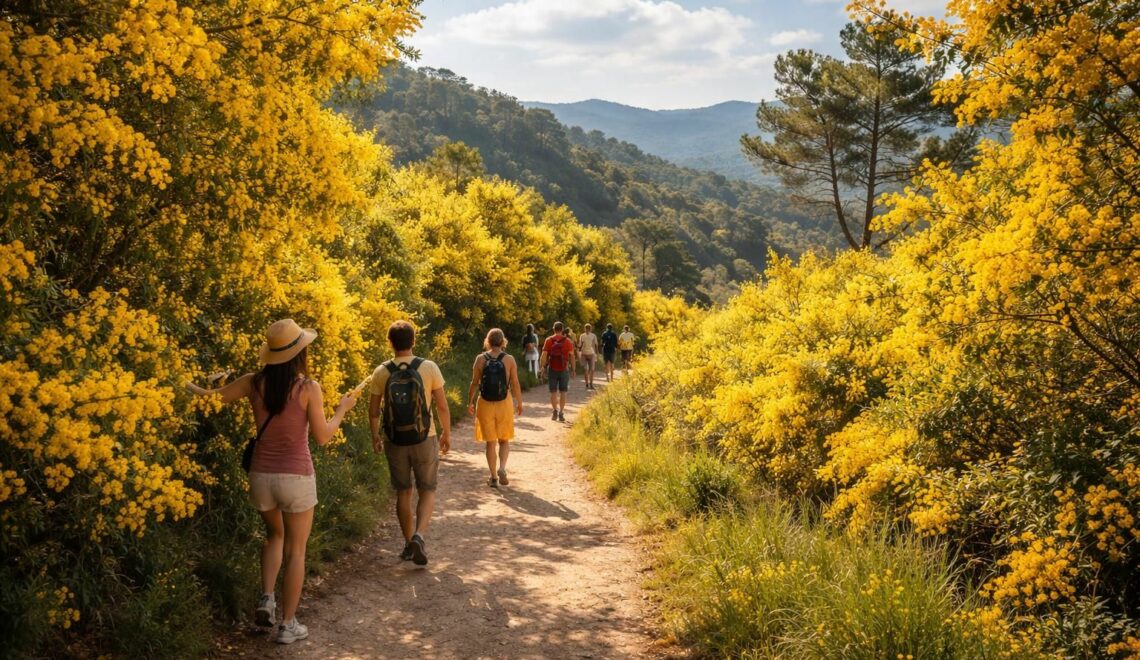 découvrez la balade pour admirer le mimosa à tanneron, une expérience sensorielle unique entre couleurs éclatantes et parfums envoûtants à ne pas manquer.