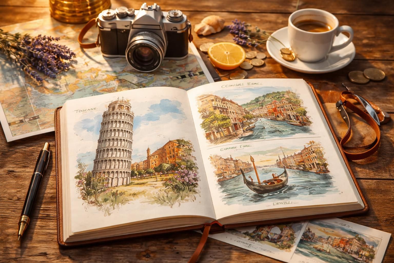 découvrez comment créer un carnet de voyage en italie pour immortaliser les moments magiques de votre aventure avec des astuces pratiques et créatives.
