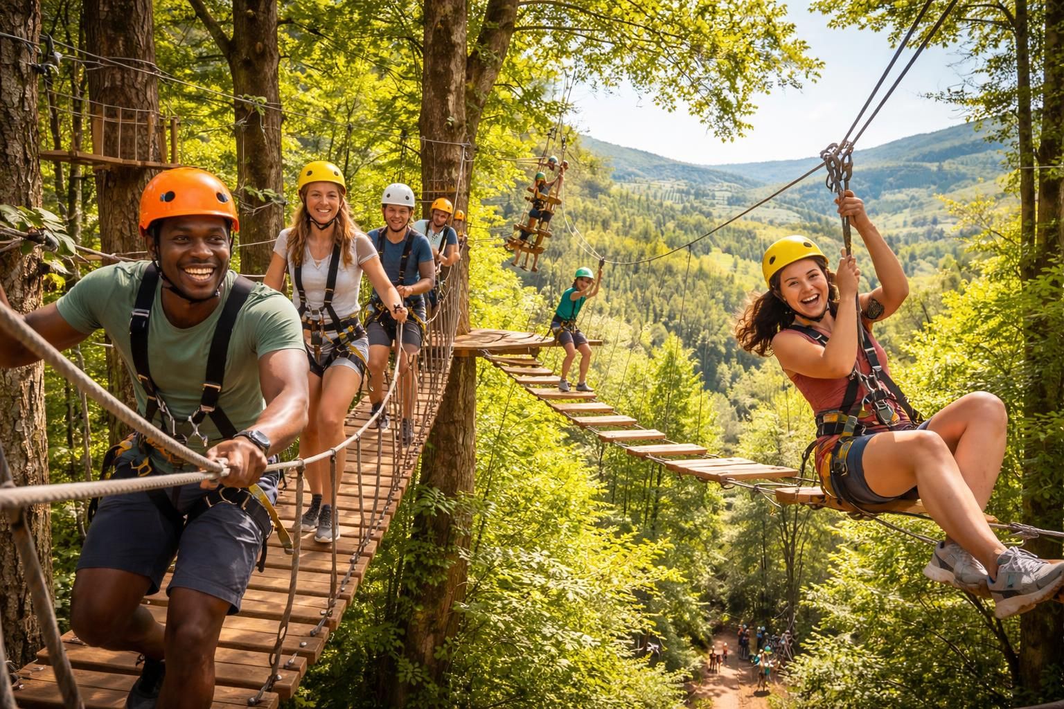 découvrez comment l'accrobranche à villefranche-sur-saône transforme votre journée en une aventure inoubliable pleine de défis, de sensations fortes et de moments conviviaux en plein air.