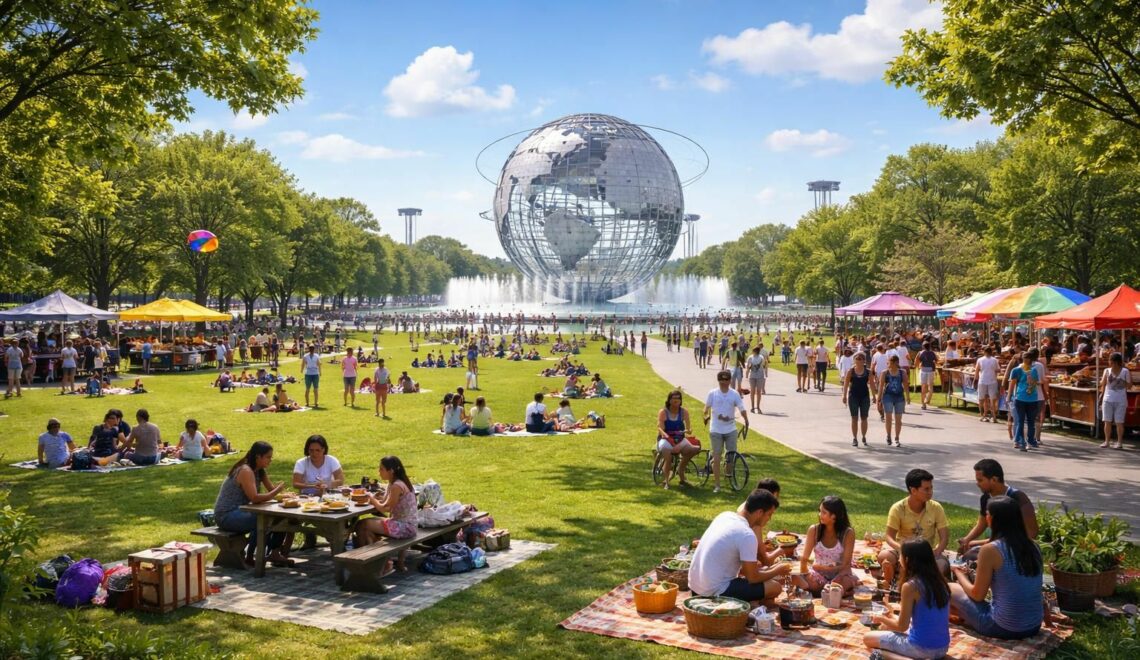 découvrez flushing meadows corona park, un espace vert emblématique offrant une richesse culturelle et une variété d'activités de loisirs pour toute la famille.