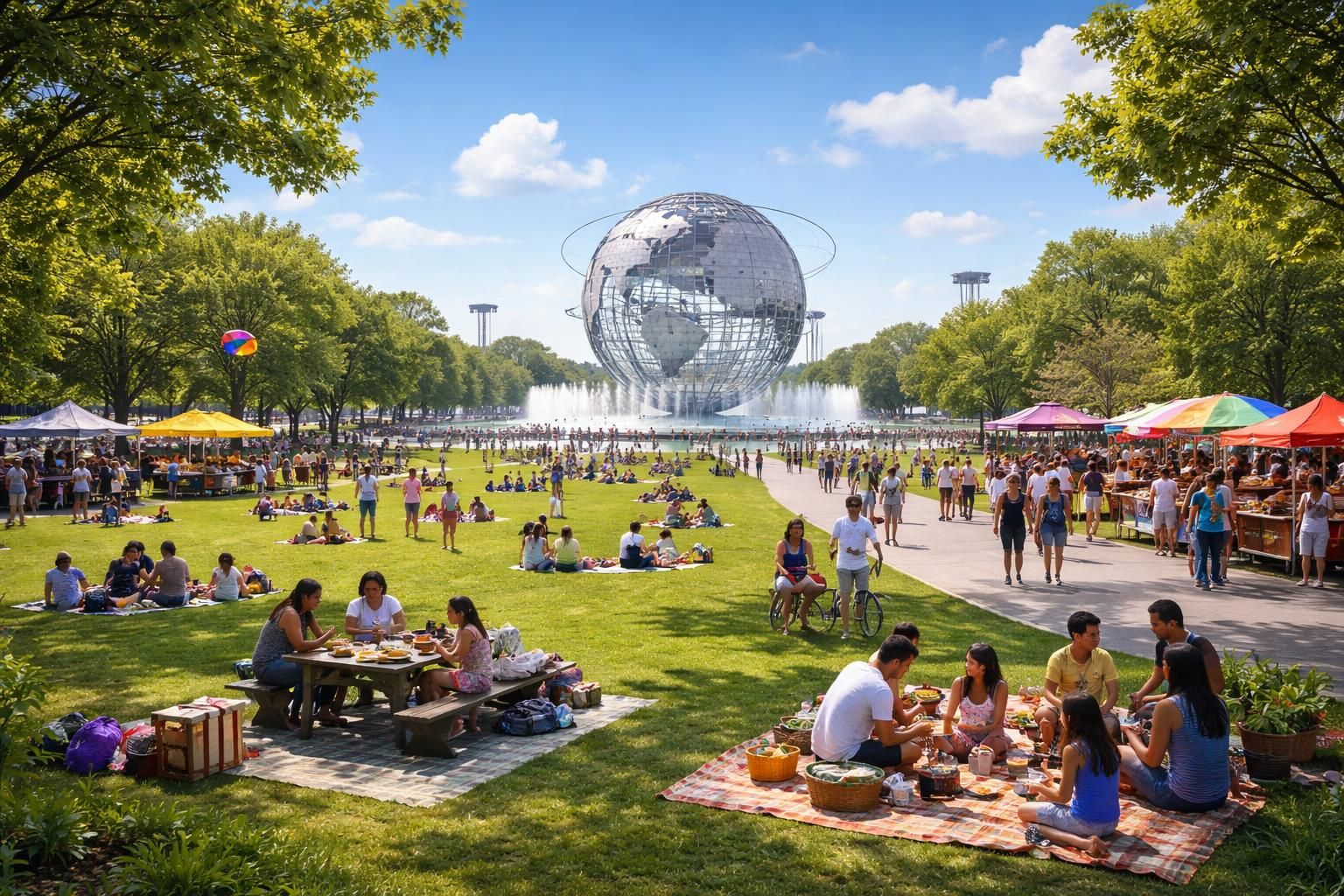 découvrez flushing meadows corona park, un espace vert emblématique offrant une richesse culturelle et une variété d'activités de loisirs pour toute la famille.