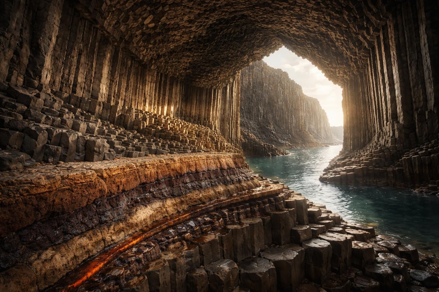 découvrez l'histoire géologique fascinante de la caverne de fingal, ses formations uniques et les secrets enfouis dans ses roches anciennes.