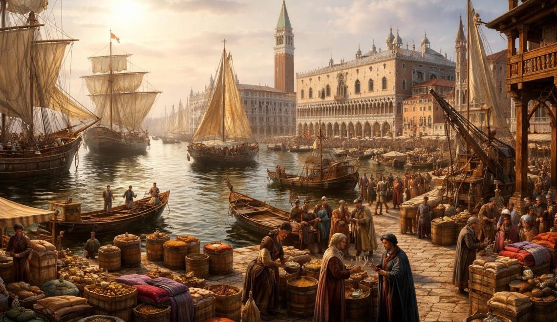 découvrez l'importance économique du vieux port vénitien à travers les siècles, son rôle clé dans le commerce maritime et le développement de venise.