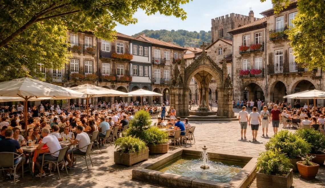 découvrez pourquoi le largo da oliveira est le cœur battant de guimarães, un lieu chargé d'histoire, d'animation et de culture au centre de cette ville emblématique du portugal.