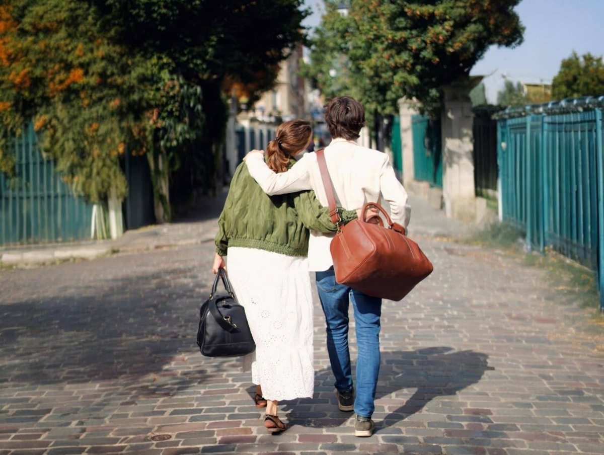 Sac weekend cuir