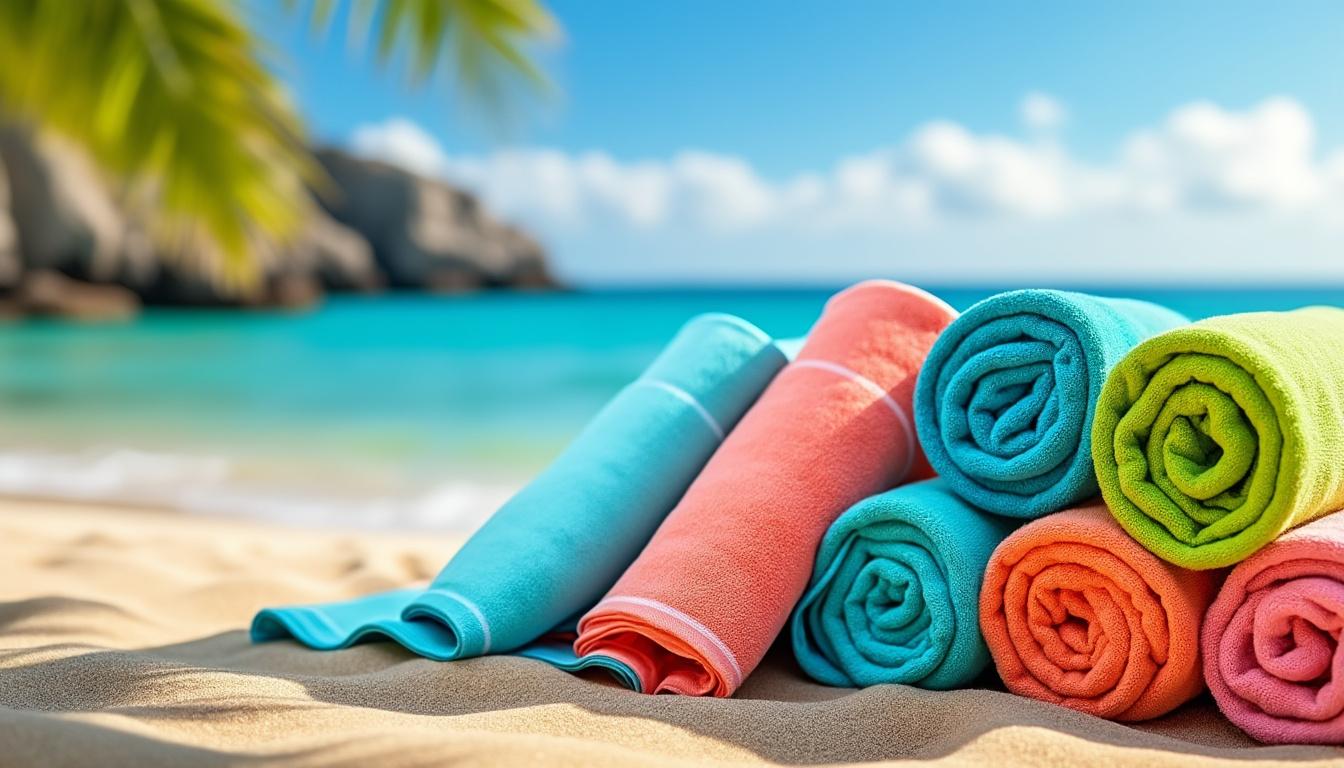 découvrez notre serviette microfibre, conçue pour un séchage rapide et une compacité idéale. parfaite pour vos activités sportives, voyages ou à la maison, elle allie légèreté et efficacité, vous garantissant un confort optimal où que vous soyez.
