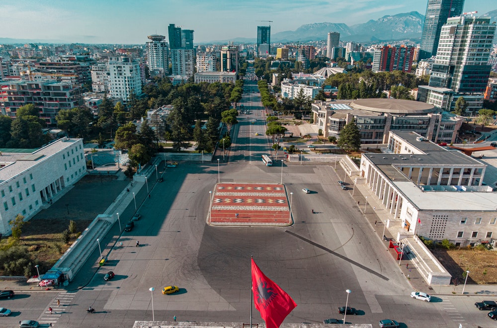 Tirana en Albanie