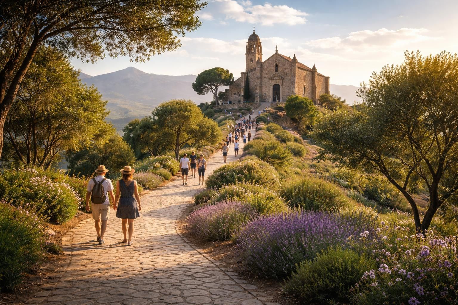 découvrez une promenade inoubliable autour de notre dame de la serra, alliant paysages magnifiques et histoire captivante pour une expérience unique.
