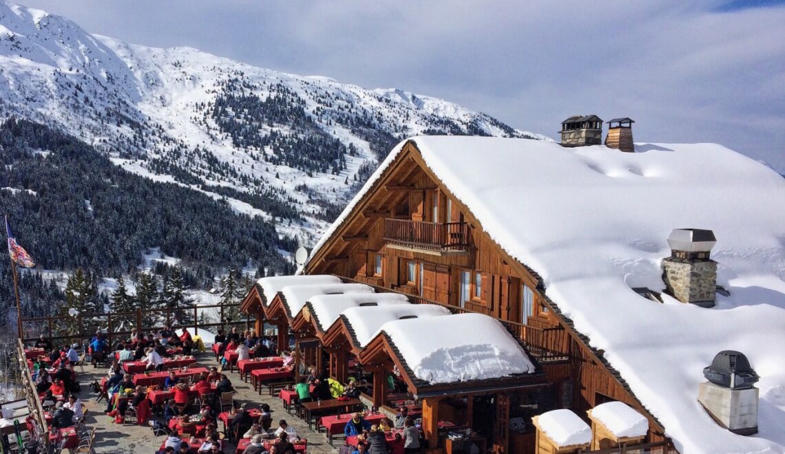 bon déjeuner au ski