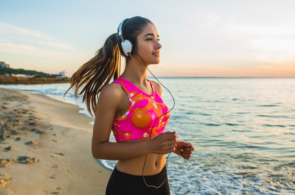 courir plage