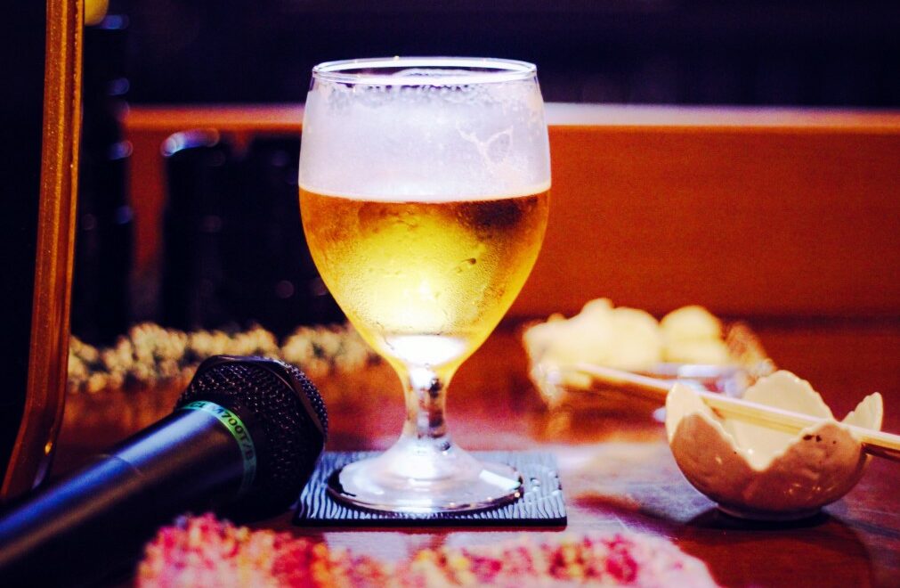 karaoke micro bierre