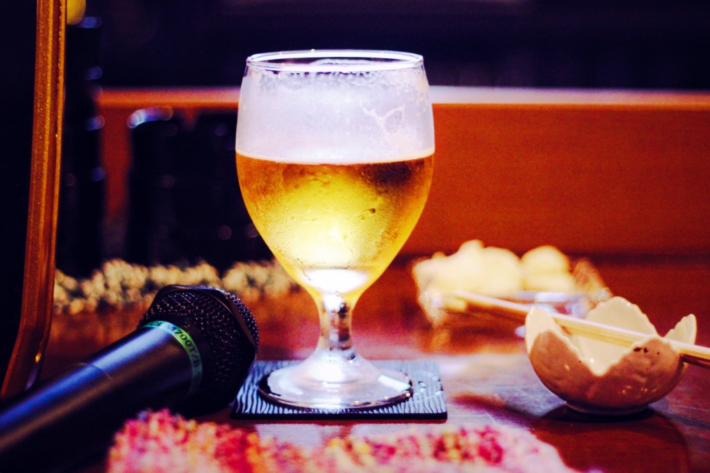 karaoke micro bierre