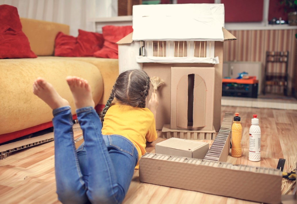 maison en carton