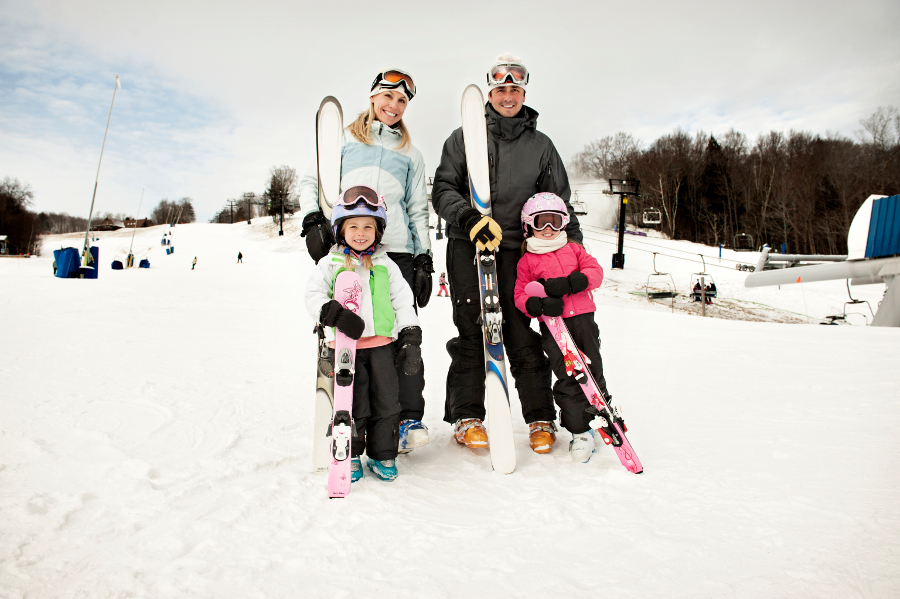 ski en famille