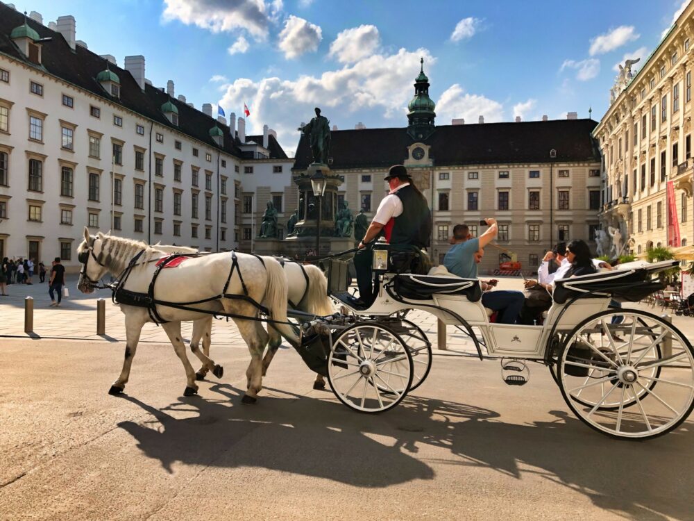 touristes à Vienne